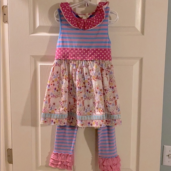 Matilda Jane Unicorn tunic & La La Land legging-8